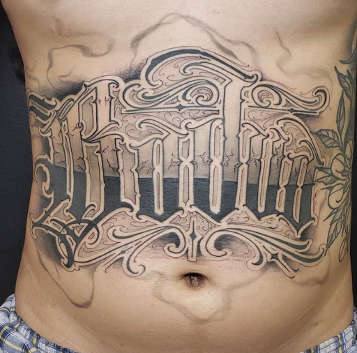 Explore side stomach tattoo ideas, creative tattoo ideas in Kapolei, available at Sacred Art Tattoo and Coffee Bar - Kapolei