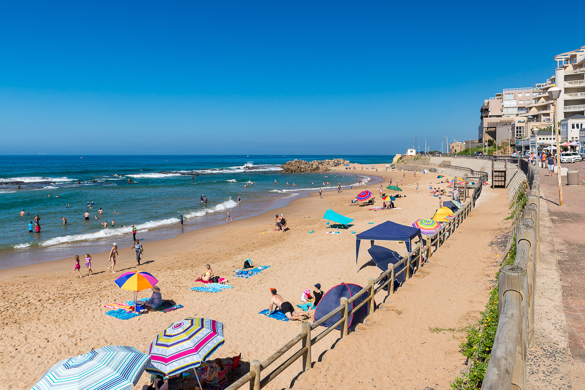 Photo of Umdloti South beach with bright sand surface