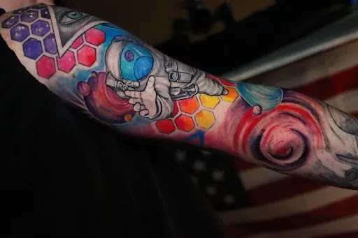 Explore black heart heart tattoo cover up ideas, creative tattoo ideas in Homosassa, available at Citrus Tattoos