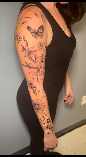 Explore female stomach tattoo ideas, creative tattoo ideas in Somerset, available at Benny binnu tattoo