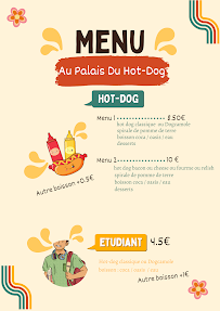 Menu / carte de Au Palais Du Hot-dog à Montbrison