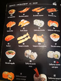 Dragon sushi à Louviers menu