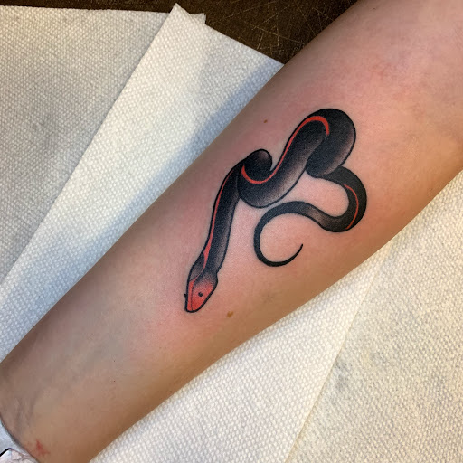 Explore half sleeve tribal tattoo ideas, creative tattoo ideas in Tallmadge, available at Killjoy tattoo