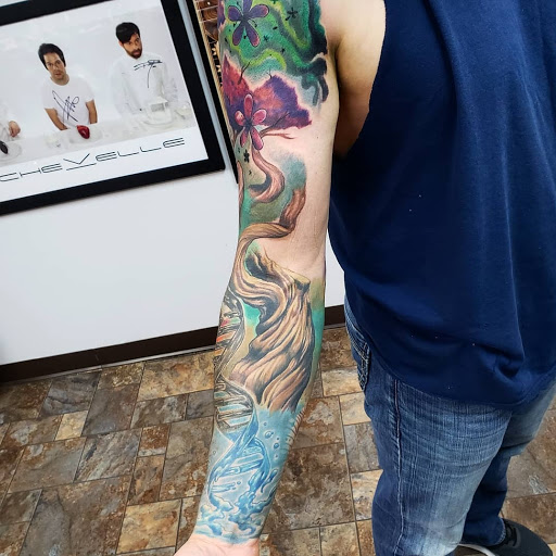 Explore black bear tattoo ideas, creative tattoo ideas in Billings, available at Sovereign Tattoo