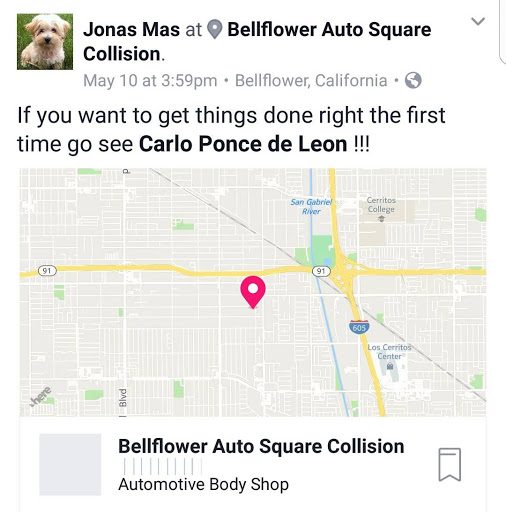 Auto Body Shop «Bellflower Auto Square Collision», reviews and photos, 10101 Artesia Blvd, Bellflower, CA 90706, USA