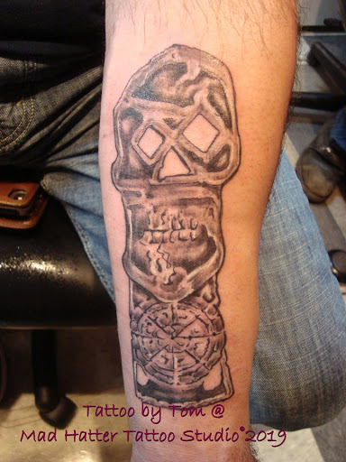 Explore diesel tattoo ideas, creative tattoo ideas in Old Orchard Beach, available at Mad Hatters Tattoo Studio
