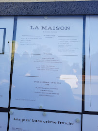 Carte du La Maison (Kitchen et Pizzeria) à Lusigny-sur-Barse