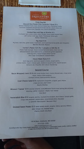 New American Restaurant «Justus Drugstore - A Restaurant», reviews and photos, 106 W Main St, Smithville, MO 64089, USA