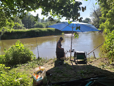 Pêche rivière à côté du Mont Dorigny à Bernot