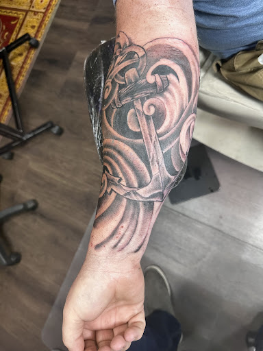 Explore religious cross tattoo ideas, creative tattoo ideas in Lake Charles, available at Brand-X Tattoo & Piercing