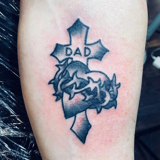 Explore rose cover up tattoo ideas, creative tattoo ideas in Delmar, available at Resolute Tattoo