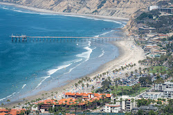 Photo de la Jolla Shores avec rivage droit, long
