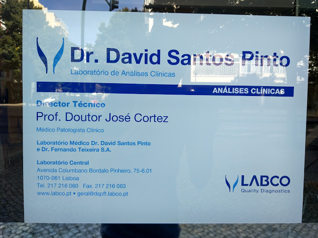 Dr. David Santos Pinto - Laboratory of Clinical Analyzes - Lisboa