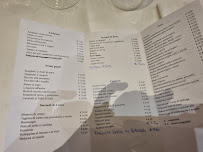 Carte du Ristorante Boccaccio à Acciaroli