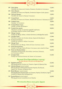 Namaste Maharaja - Indisches Restaurant à Minden menu