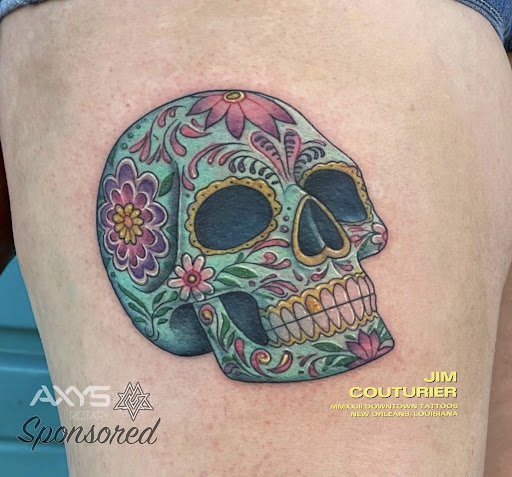 Explore tattoo ideas on spine, creative tattoo ideas in New Orleans, available at Downtown Tattoos and Piercing