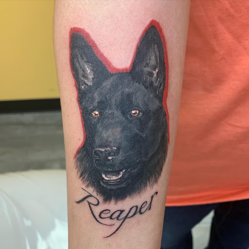 Explore husband name tattoo ideas, creative tattoo ideas in Marietta, available at Lure Tattooing & Piercing LLC