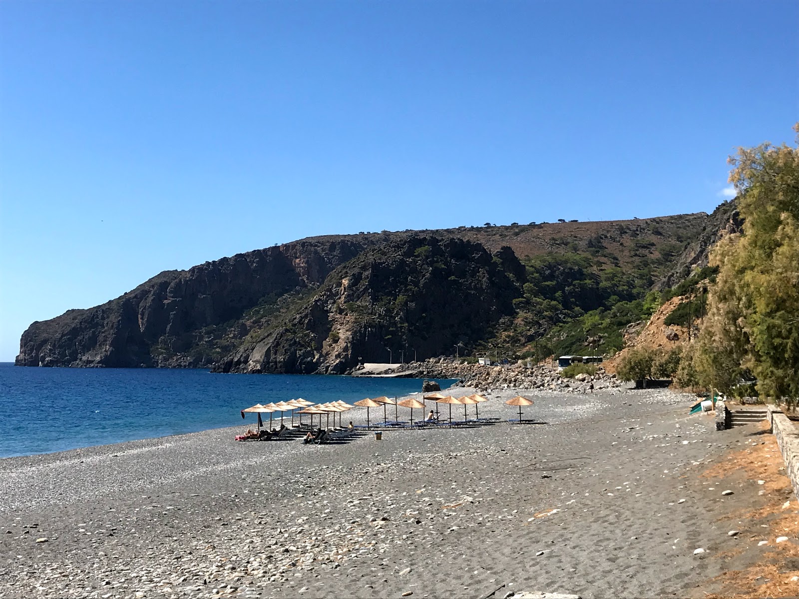 Sougia beach'in fotoğrafı ve yerleşim