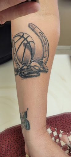 Explore dog tattoo ideas for females, creative tattoo ideas in Glendale, available at Light Heart Tattoo