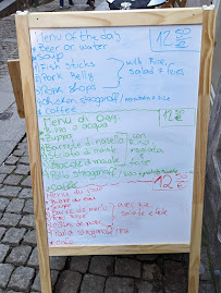 Carte du Dom Pedro Gastropub à Porto