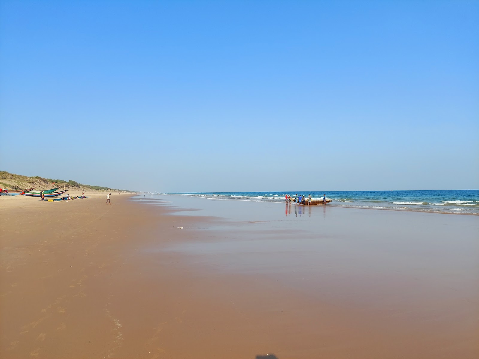 Garampeta Beach的照片 带有明亮的沙子表面