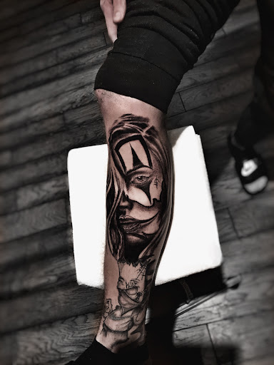 Explore family arm sleeve tattoo ideas, creative tattoo ideas in Lavonia, available at 1890 Tattoo Co.
