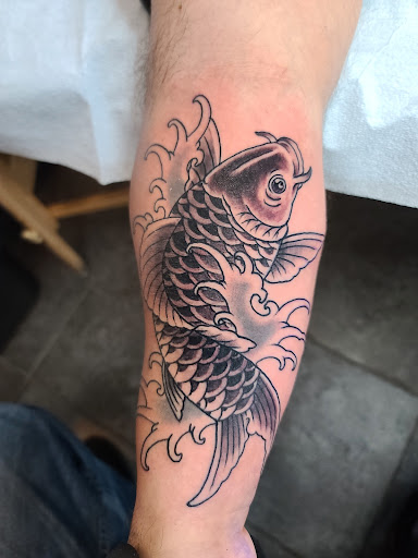 Explore tattoo ideas arm male, creative tattoo ideas in Charleston, available at Broken Lantern Tattoo