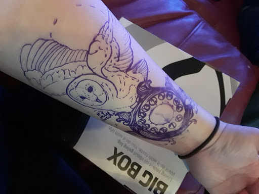 Explore anxiety mental health tattoo ideas, creative tattoo ideas in Clarksville, available at Love Blood Ink Tattoo