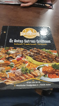 Menu du Öz Antep Sofrası Aalen à Aalen
