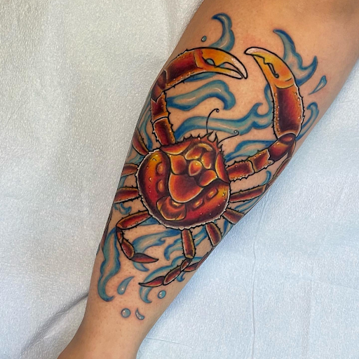 Explore polynesian sleeve tattoo ideas, creative tattoo ideas in Virginia Beach, available at Studio Evolve