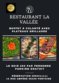 Restaurant libanais Restaurant La Vallée à Pontoise (la carte)