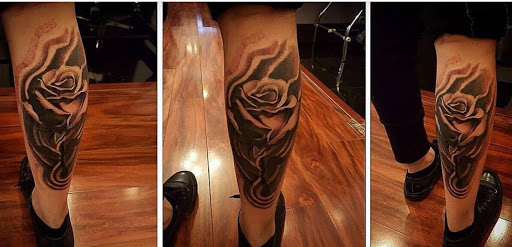 Explore christmas tree tattoo ideas, creative tattoo ideas in Coral Springs, available at Salvation Tattoo Lounge Coral Springs