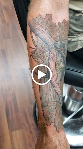 Explore tangled tattoo ideas, creative tattoo ideas in Cedar Springs, available at Americas Renegade Tattoo Society