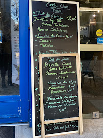Saladerie Chez Fred à Saint-Pierre-d'Oléron (le menu)