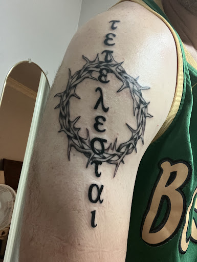 Explore dead space tattoo ideas, creative tattoo ideas in Overland Park, available at Aftershock Tattoo Co.