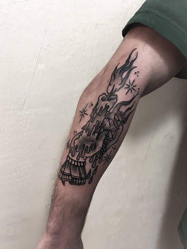 Explore aztec tattoo ideas for woman, creative tattoo ideas in San Francisco, available at Cleopatra INK Tattoo & Piercing San Francisco Studio