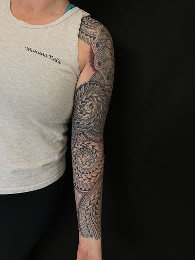 Explore hood neck tattoo ideas, creative tattoo ideas in Mount Clemens, available at Hand & Heart Tattoo