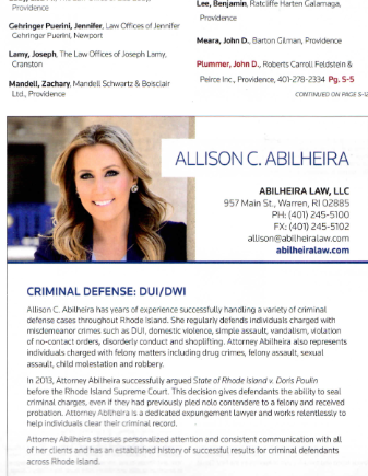 Criminal Justice Attorney «Abilheira Law, LLC», reviews and photos