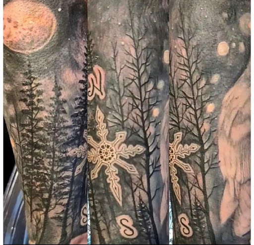 Find tattoo ideas under breast for your next unique tattoo in Kenosha at Kenosha Tattoo Company
