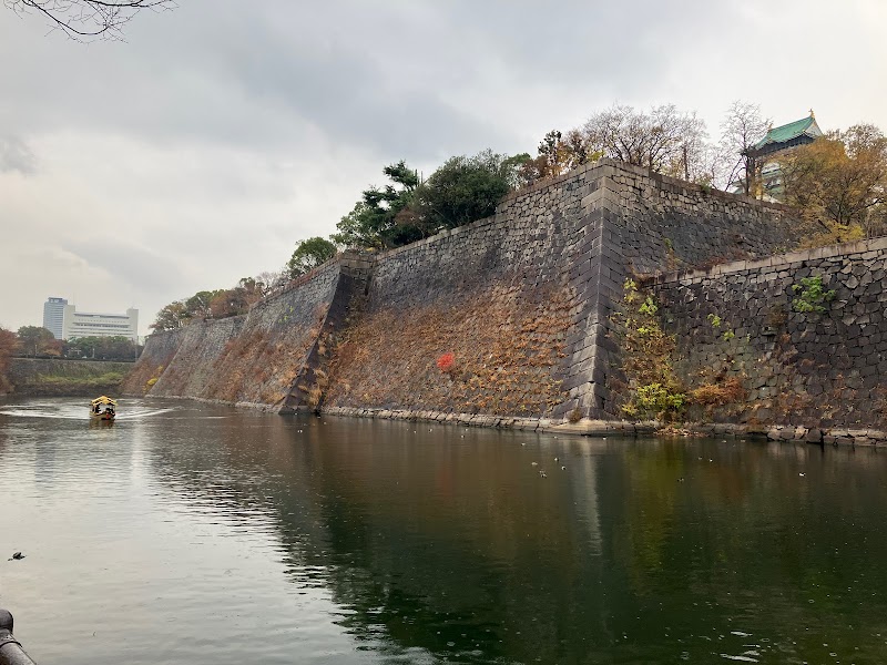 大坂城本丸 東面の高石垣