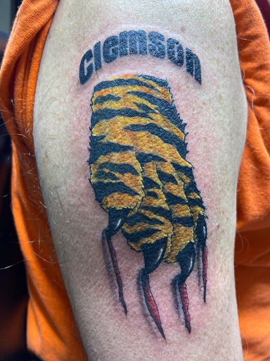 Explore mechanic tattoo ideas, creative tattoo ideas in Goose Creek, available at Red Kirin Tattoo