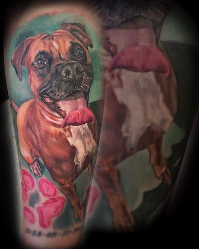 Explore memphis tattoo ideas, creative tattoo ideas in Mobile, available at Boujie Tattoo & Body Piercing