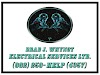 Brad J Whynot Electrical Services LTD Logo, Enfield, Canada, Elektriker
