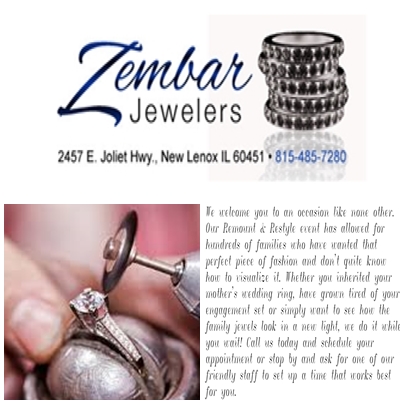 Jewelry Store «Zembar Jewelers», reviews and photos, 1269 N Cedar Rd, New Lenox, IL 60451, USA