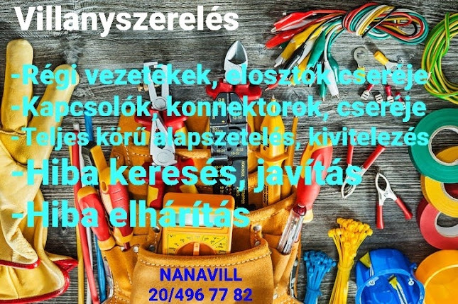 NANAVILL Nánási Zsolt Villanyszerelő Miskolc - Miskolc