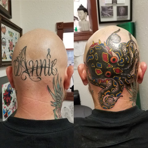 Explore vegan tattoo ideas, creative tattoo ideas in Lodi, available at Emerald Tattoo & Piercing - Lodi