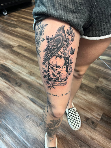 Explore grandchild tattoo ideas, creative tattoo ideas in Nazareth, available at Nocturnal Tattoo