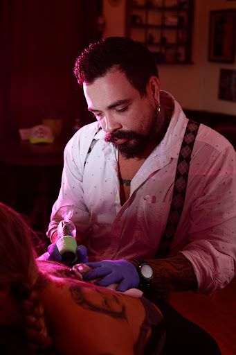 Explore forearm mens first tattoo ideas, creative tattoo ideas in Canton, available at The Inkeepers Tattoo Parlor