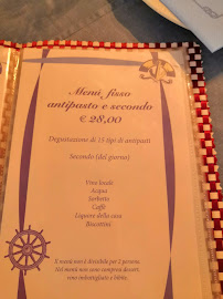 Diner La Trattoria del Marinaio à Galati Marina (la carte)