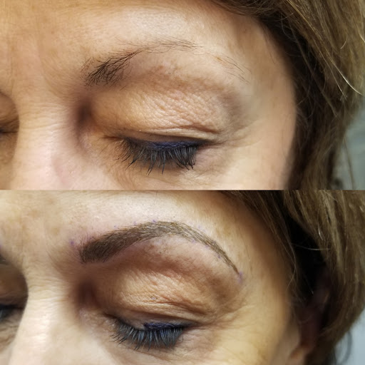 Explore upper back tattoo ideas for guys, creative tattoo ideas in Peoria Heights, available at BeautiFULL Brows By Jen Microblading - Permanent Makeup Wild Honey Beauty Studio